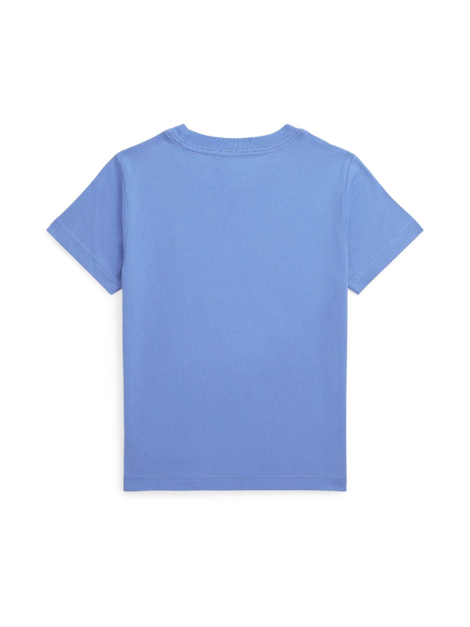 T-shirt col rond en jersey de coton - New England Blue Pink