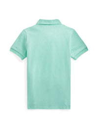 Polo en coton piqué - Aqua Verde
