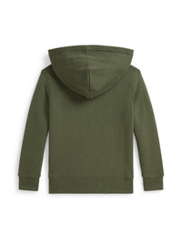Fleece hoody - Mint Olive