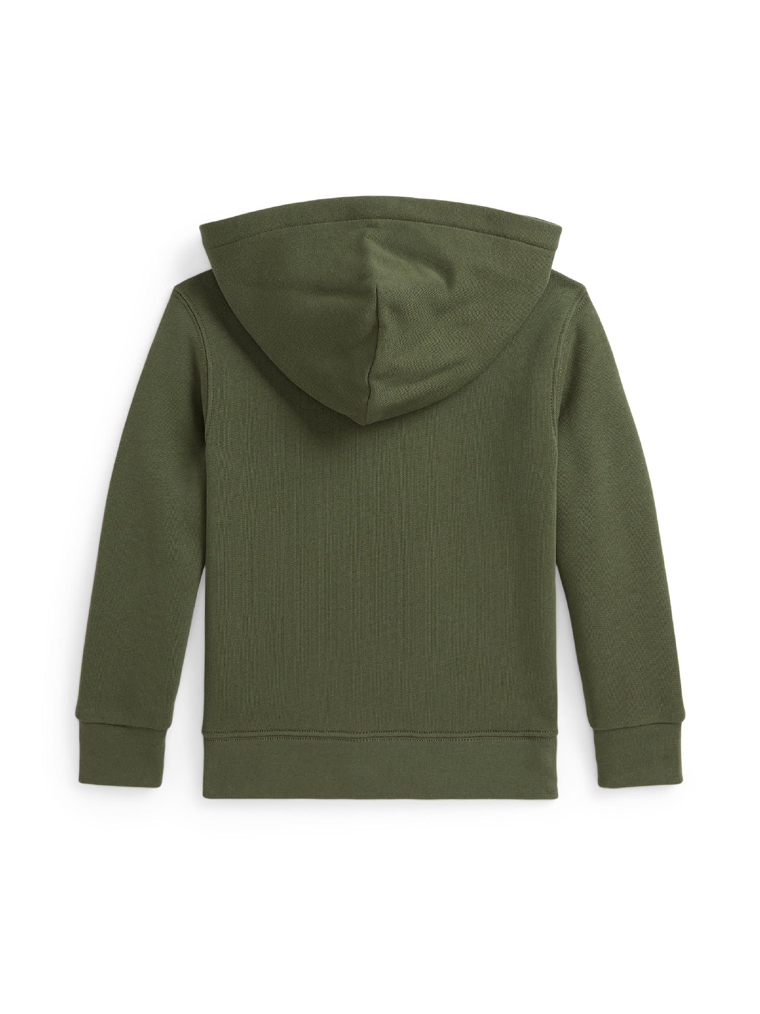 Sweat à capuche zippé en molleton - Mint Olive
