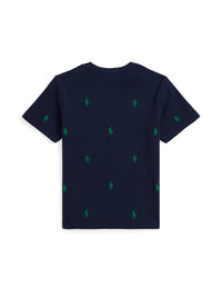 T-shirt poney Polo en coton piqué - Refined Navy