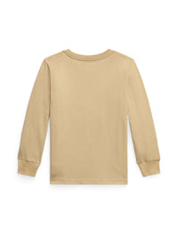 T-shirt manches longues en jersey - Vintage Khaki