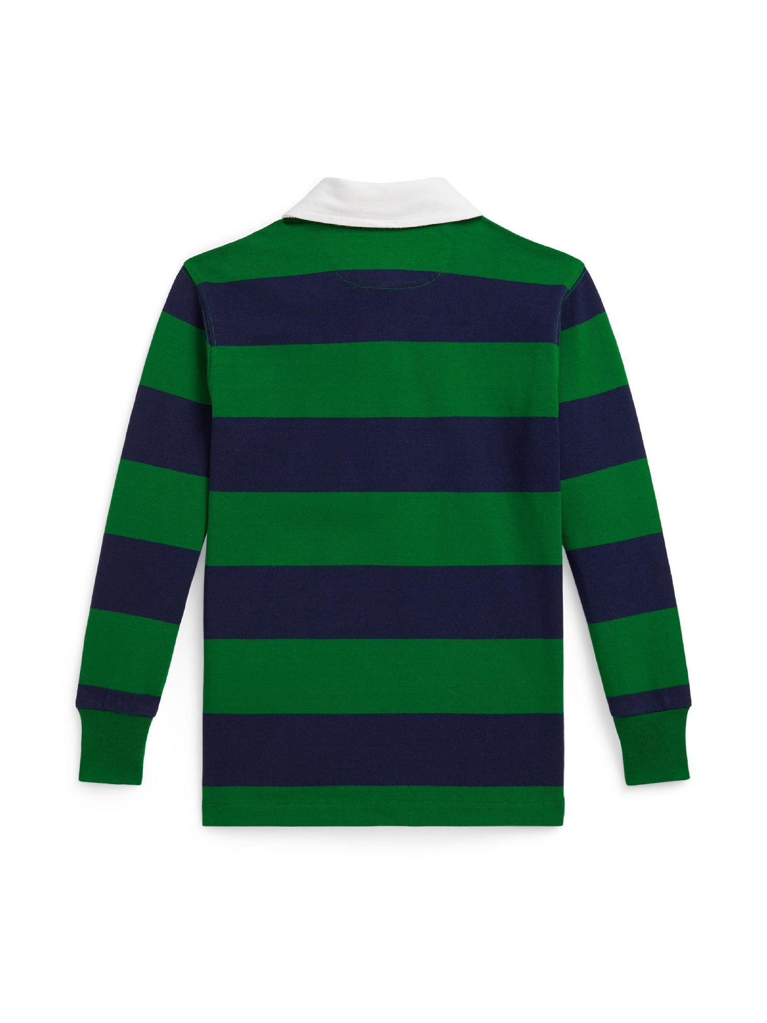 Iconic rugby shirt - Athletic Green & Refined Navy