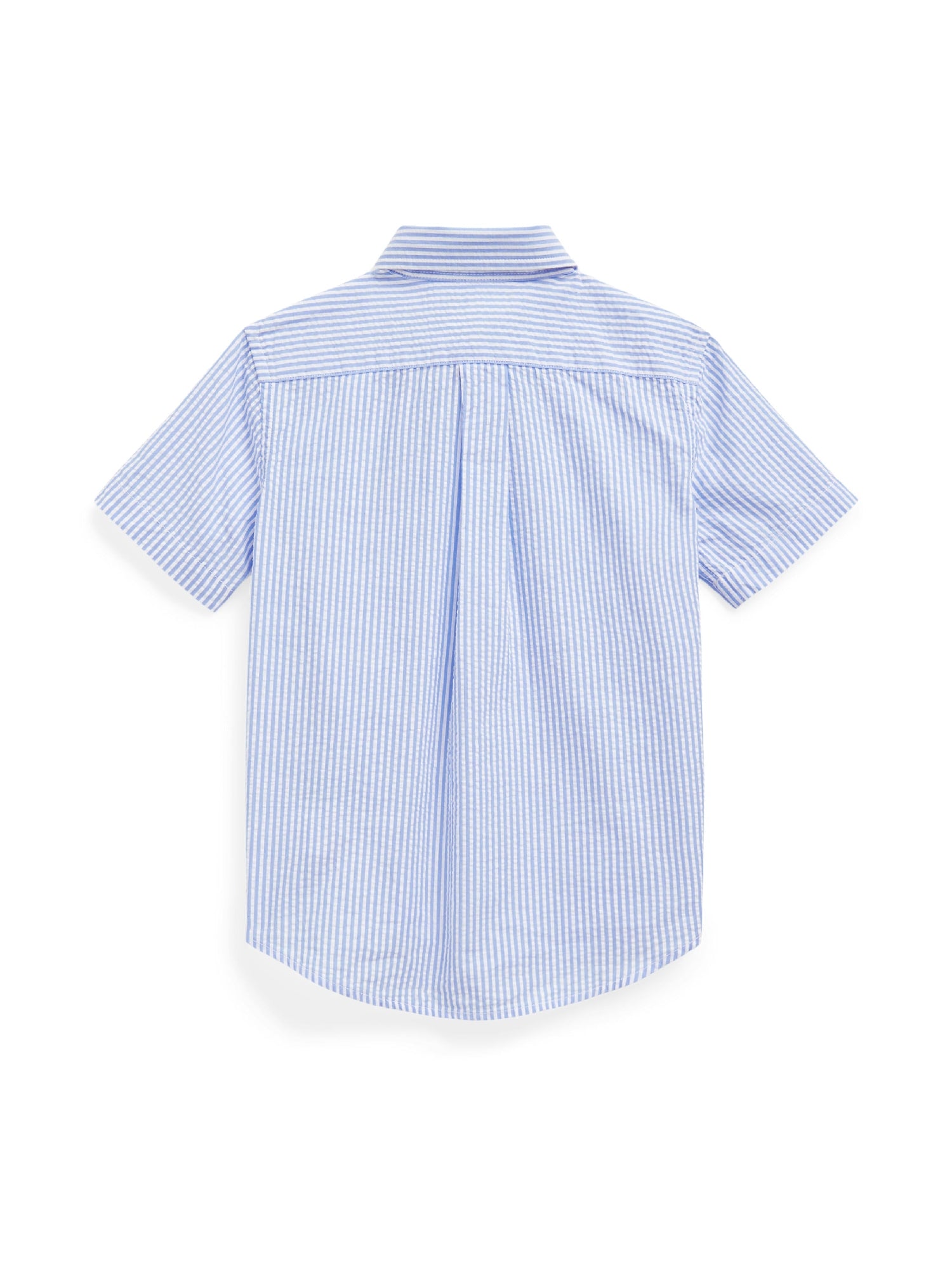 Chemise rayée à manches courtes  - Blue & White