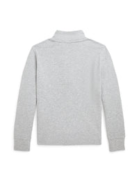 Pull demi-zippé en coton interlock - Andover Heather