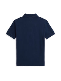 Polo universitaire en piqué de coton - Refined Navy