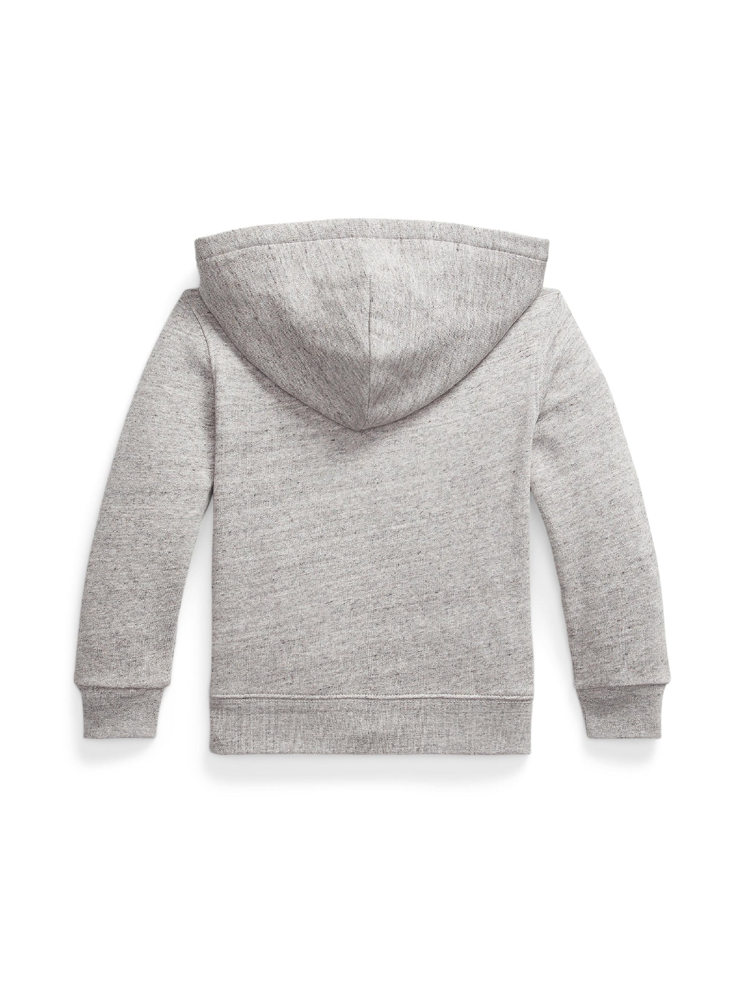 Graphic fleece hoodie - Salt & Pepper Heather