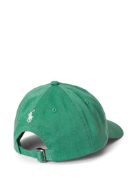 Casquette à logo en sergé de coton - Fairway Green & Andover Cream
