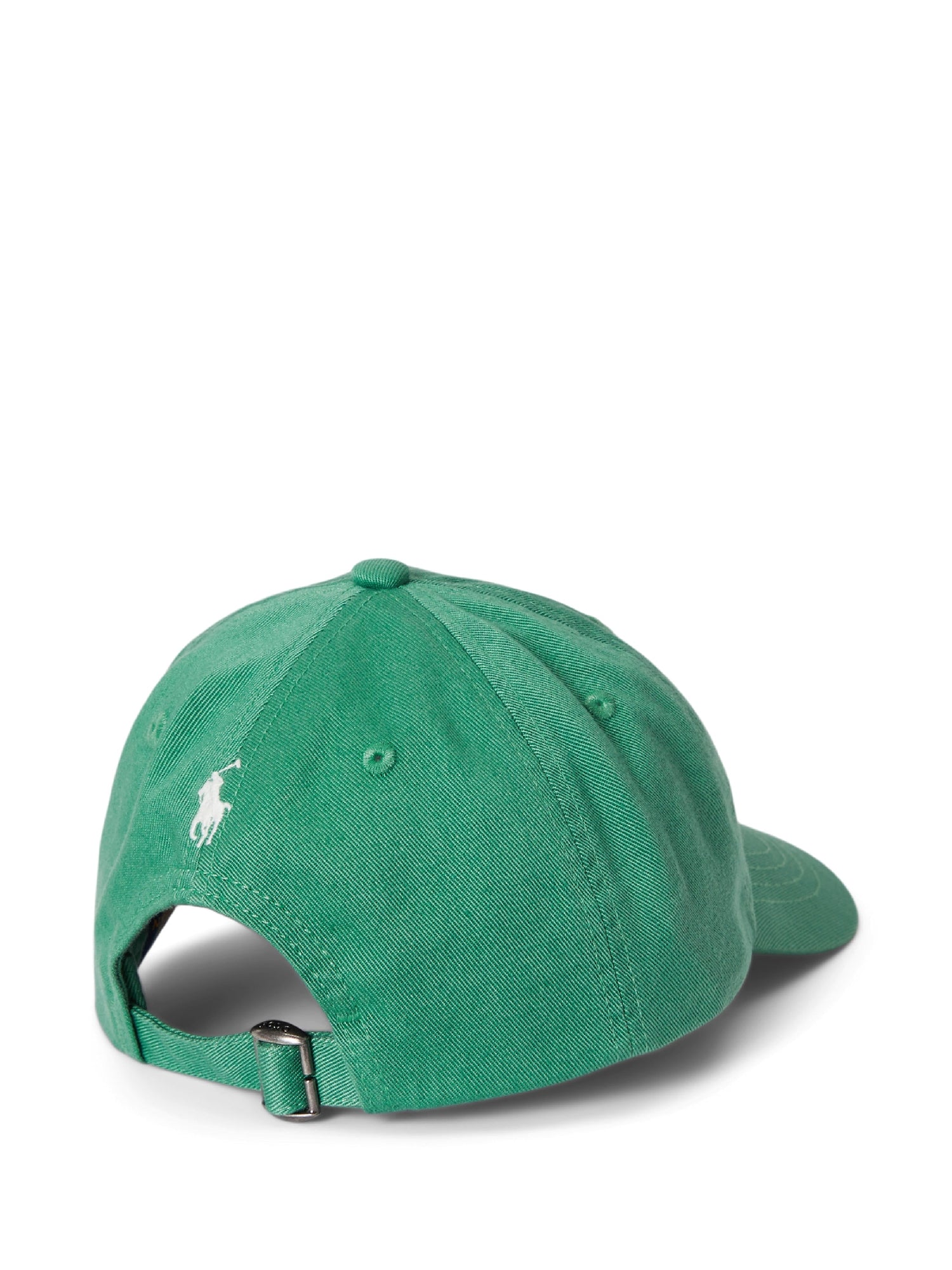 Casquette à logo en sergé de coton - Fairway Green & Andover Cream