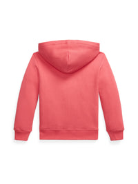 Sweat à capuche en polaire  - Pale Red