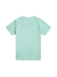T-shirt à logo en jersey de coton - Celadon