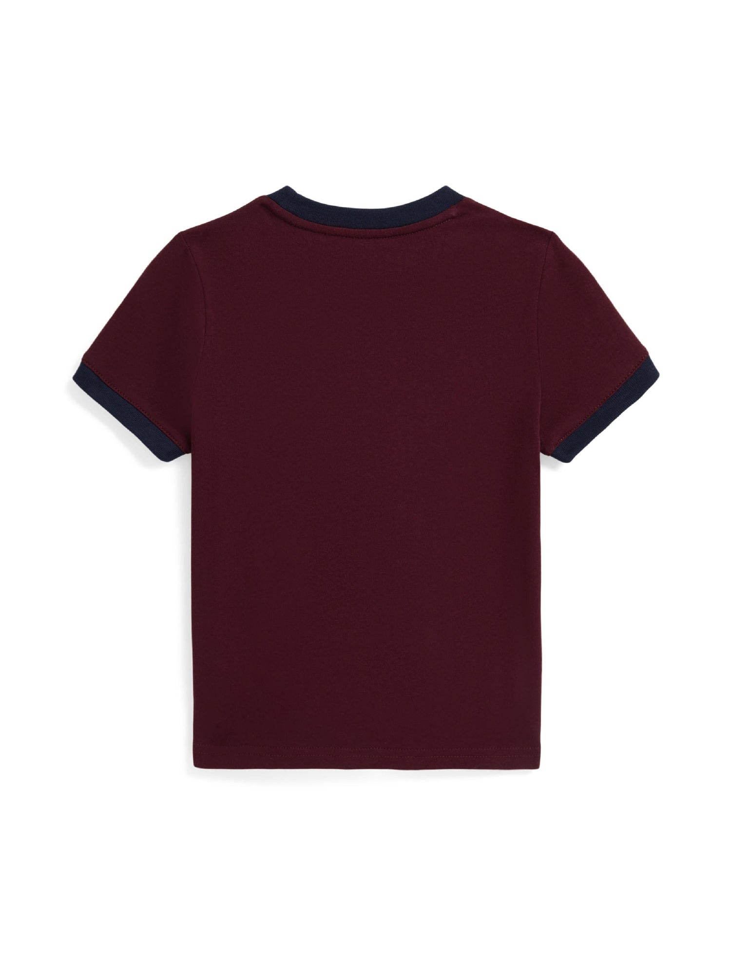 T-shirt Polo Bear contrasté en coton - Bear Classic Wine With Nevis