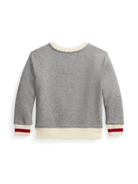 Bear fleece polo shirt - Bear Vintage Pepper Heather