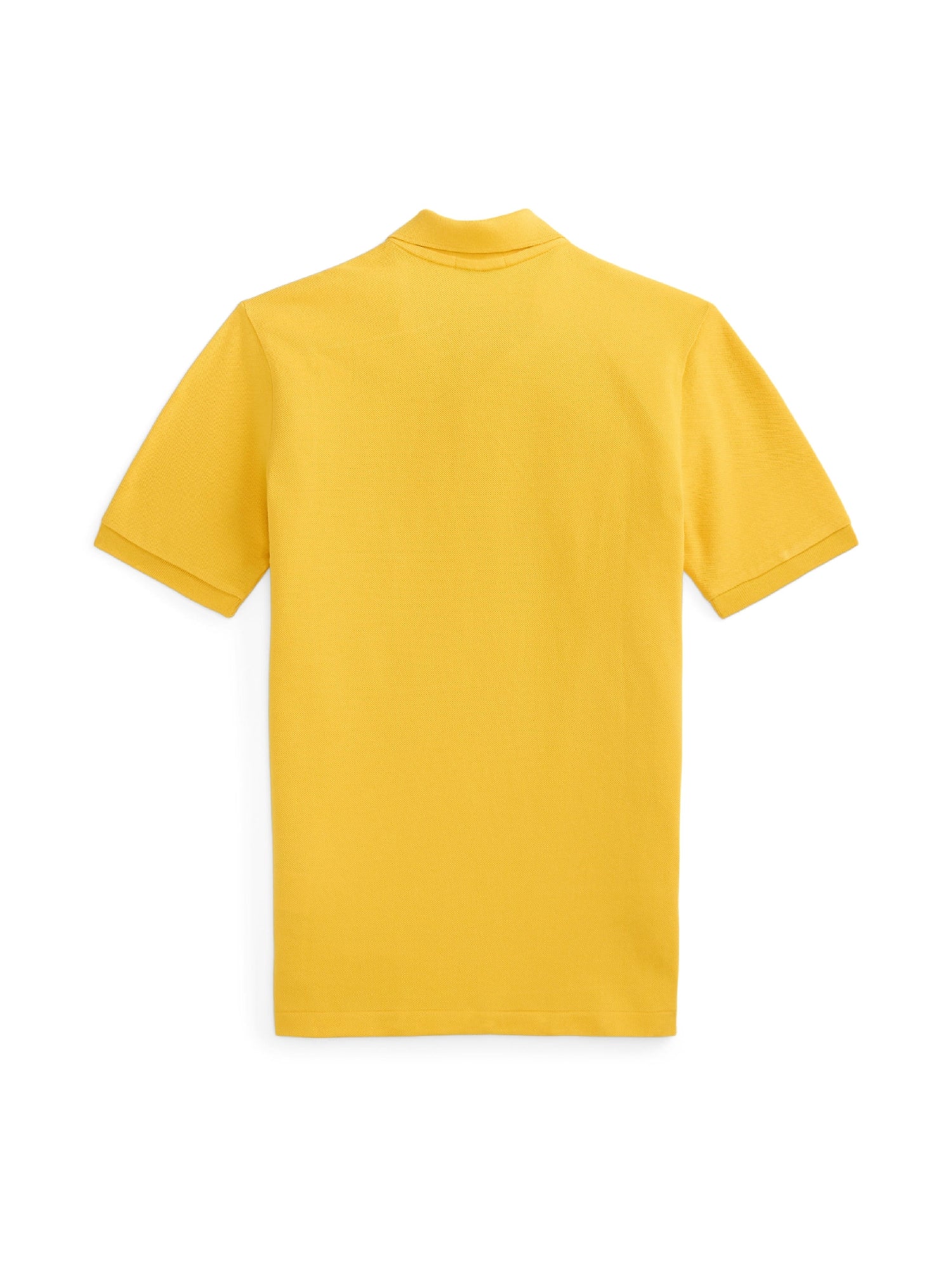 Iconic cotton pique polo shirt - Gold Bugle