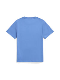 T-shirt col rond en jersey de coton - New England Blue Pink