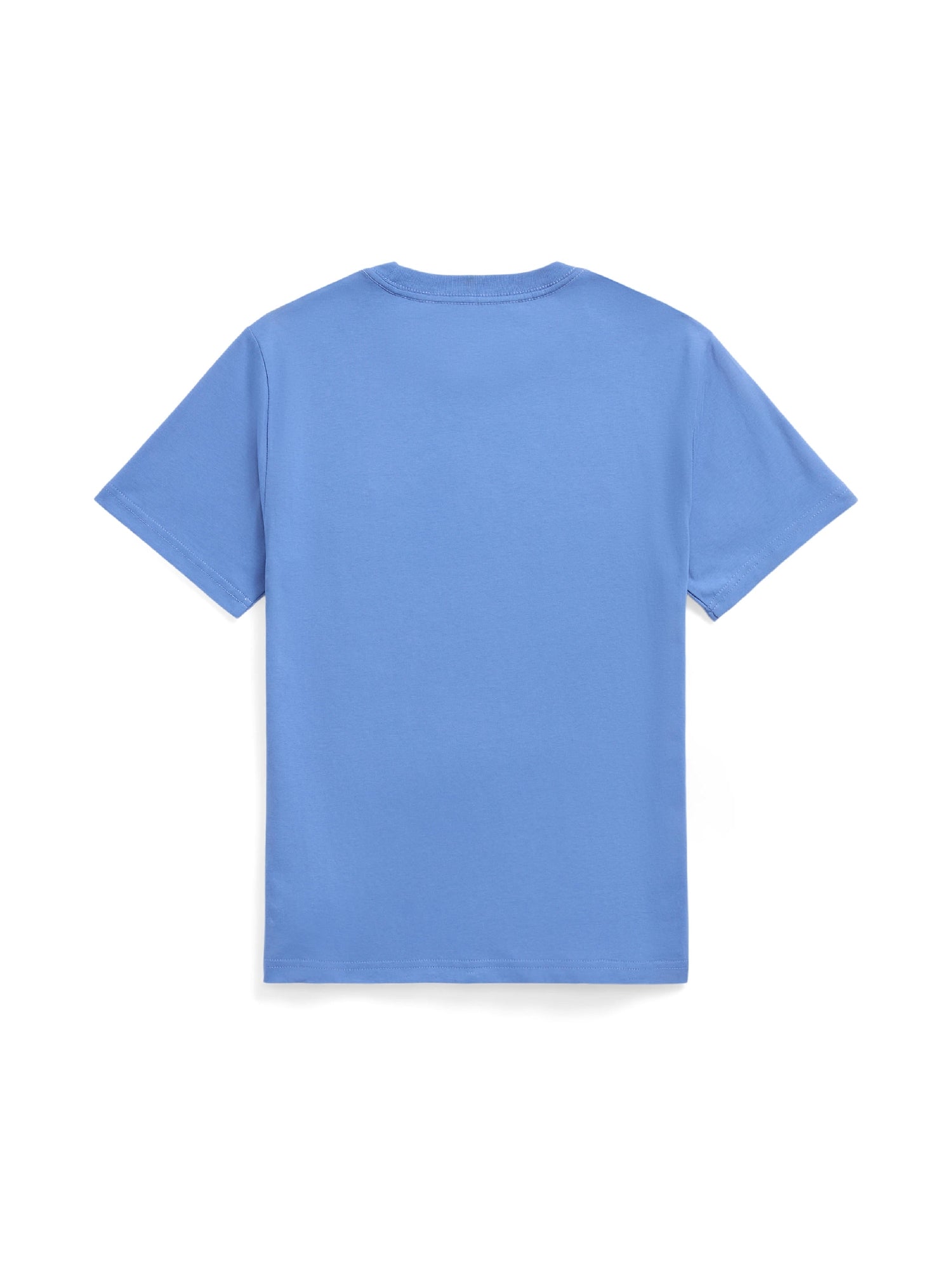 T-shirt col rond en jersey de coton - New England Blue Pink