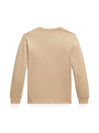 T-shirt manches longues en jersey - Vintage Khaki