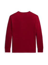 T-shirt Polo Bear manches longues - Holiday Red Gift Bear