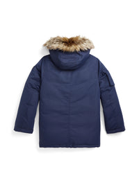 Water-resistant down parka - Newport Navy