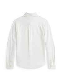 Chemise en coton interlock - Deckwash White
