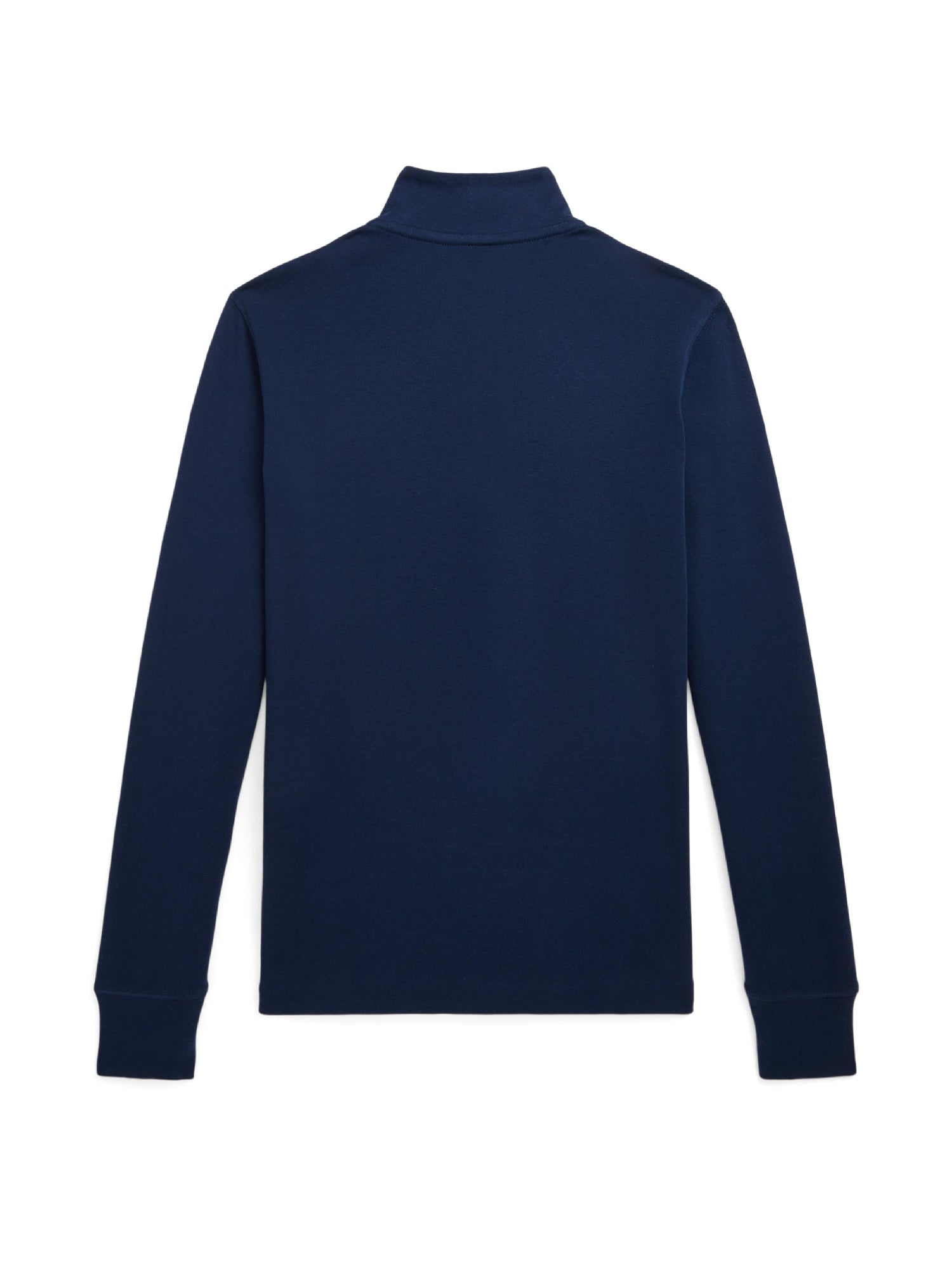 Pull demi-zippé en coton interlock - Refined Navy
