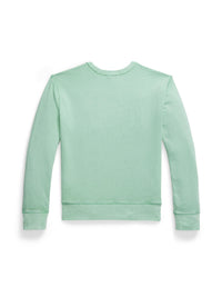 Sweat à logo en molleton de coton - Celadon