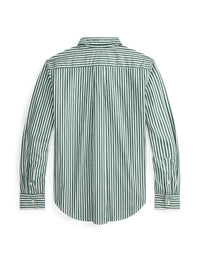 Chemise rayée en popeline de coton - New Forest & White