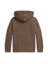 Sweat capuche prince-de-galles en molleton - Printed Glen Plaid
