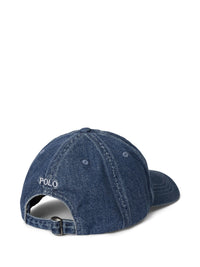 Casquette de baseball en denim - Medium Wash Denim & Multicolore