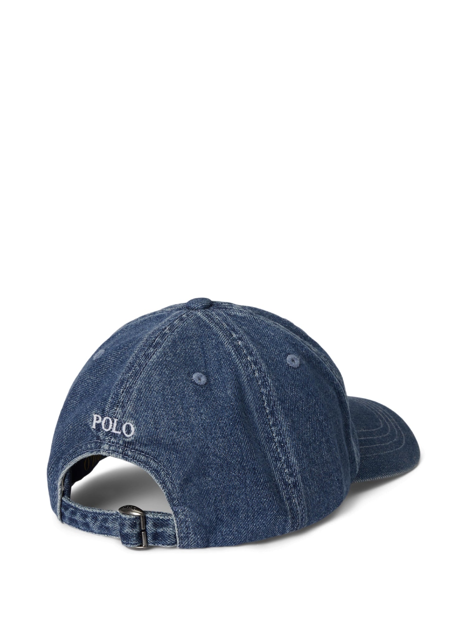 Casquette de baseball en denim - Medium Wash Denim & Multicolore