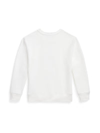 Bear fleece polo shirt - Bear White