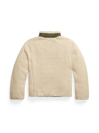 Veste réversible P-Layer 2 col cheminée - Spring Beige & Tea Rose