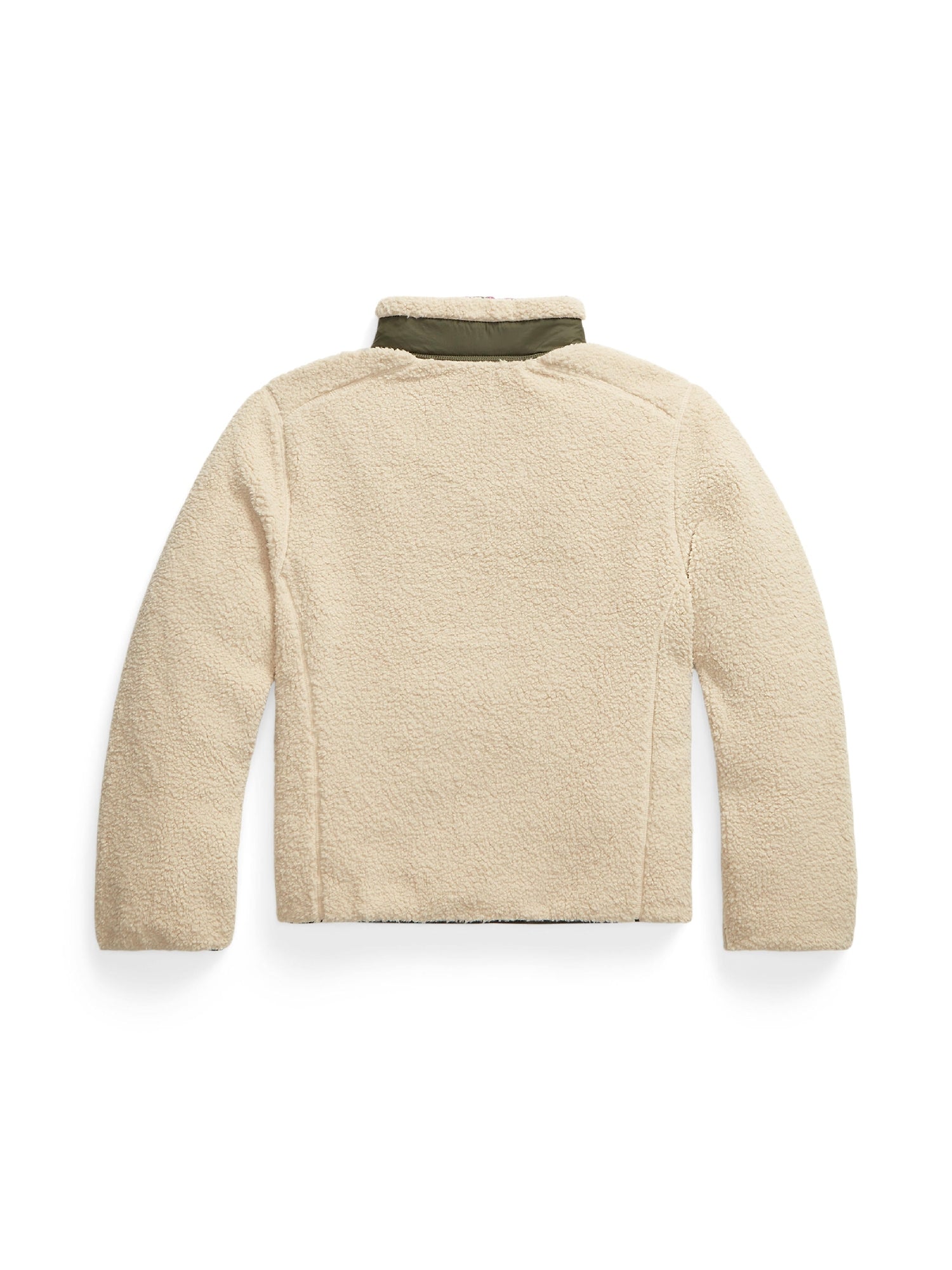 Veste réversible P-Layer 2 col cheminée - Spring Beige & Tea Rose