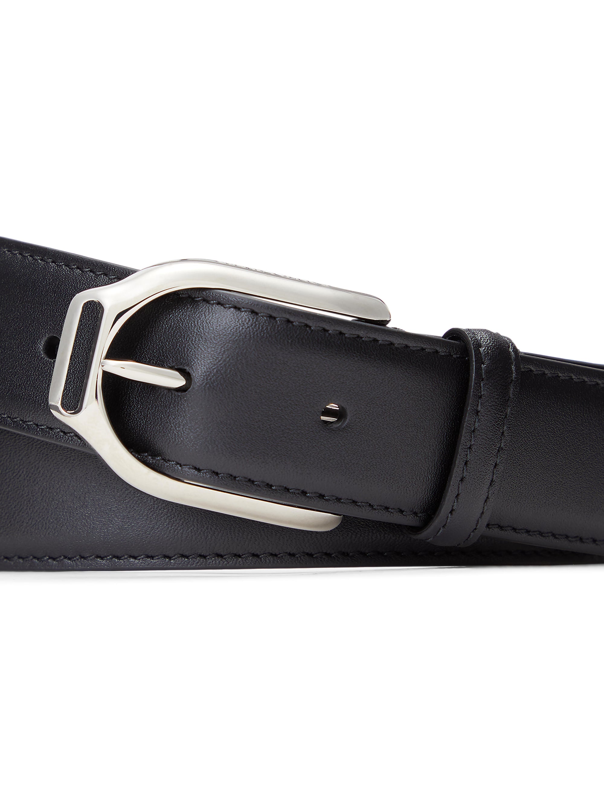 Ceinture Welington en cuir - Black