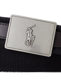 Belt with buckle - Black With Nickel