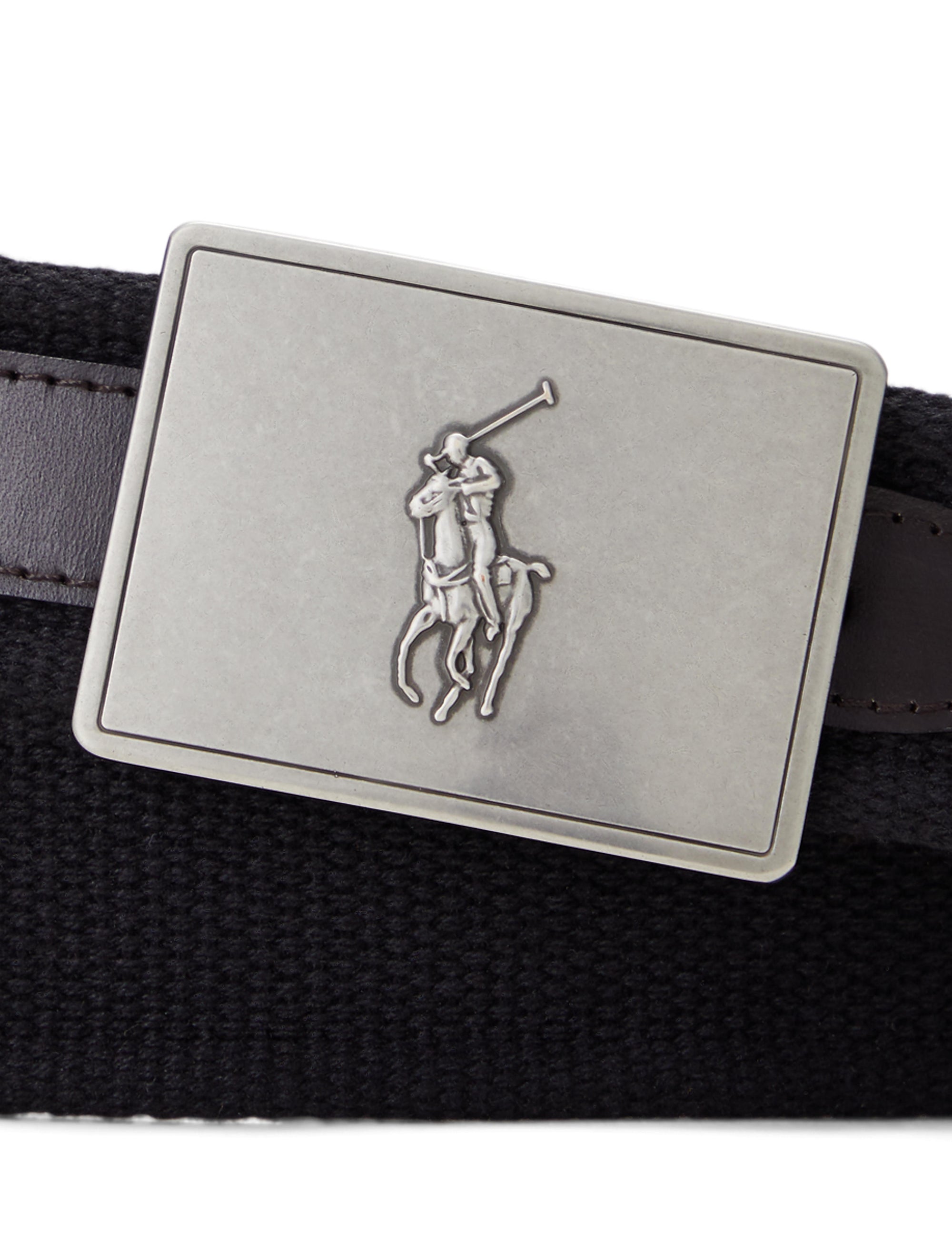 Belt with buckle - Black With Nickel