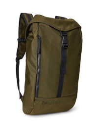 Tone-on-tone logo backpack - Olive