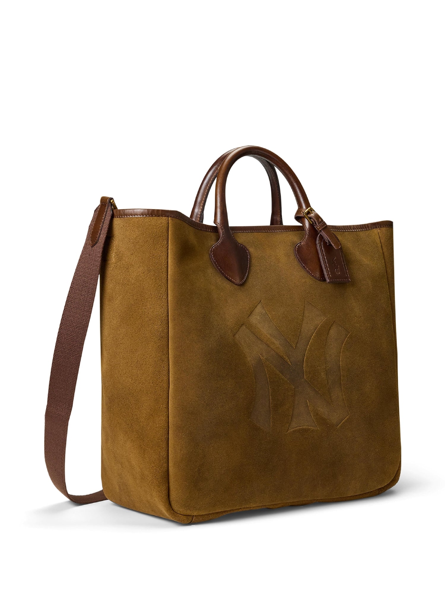 Cabas Polo Ralph Lauren Yankees en daim - Brown