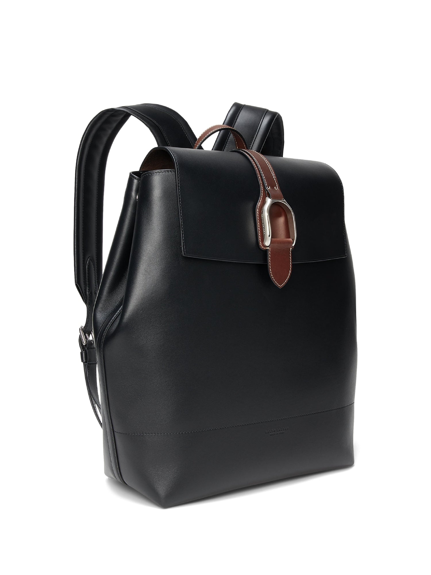 Sac à dos Voyager en cuir - Noir