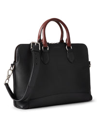 Porte-documents Voyager en cuir - Black