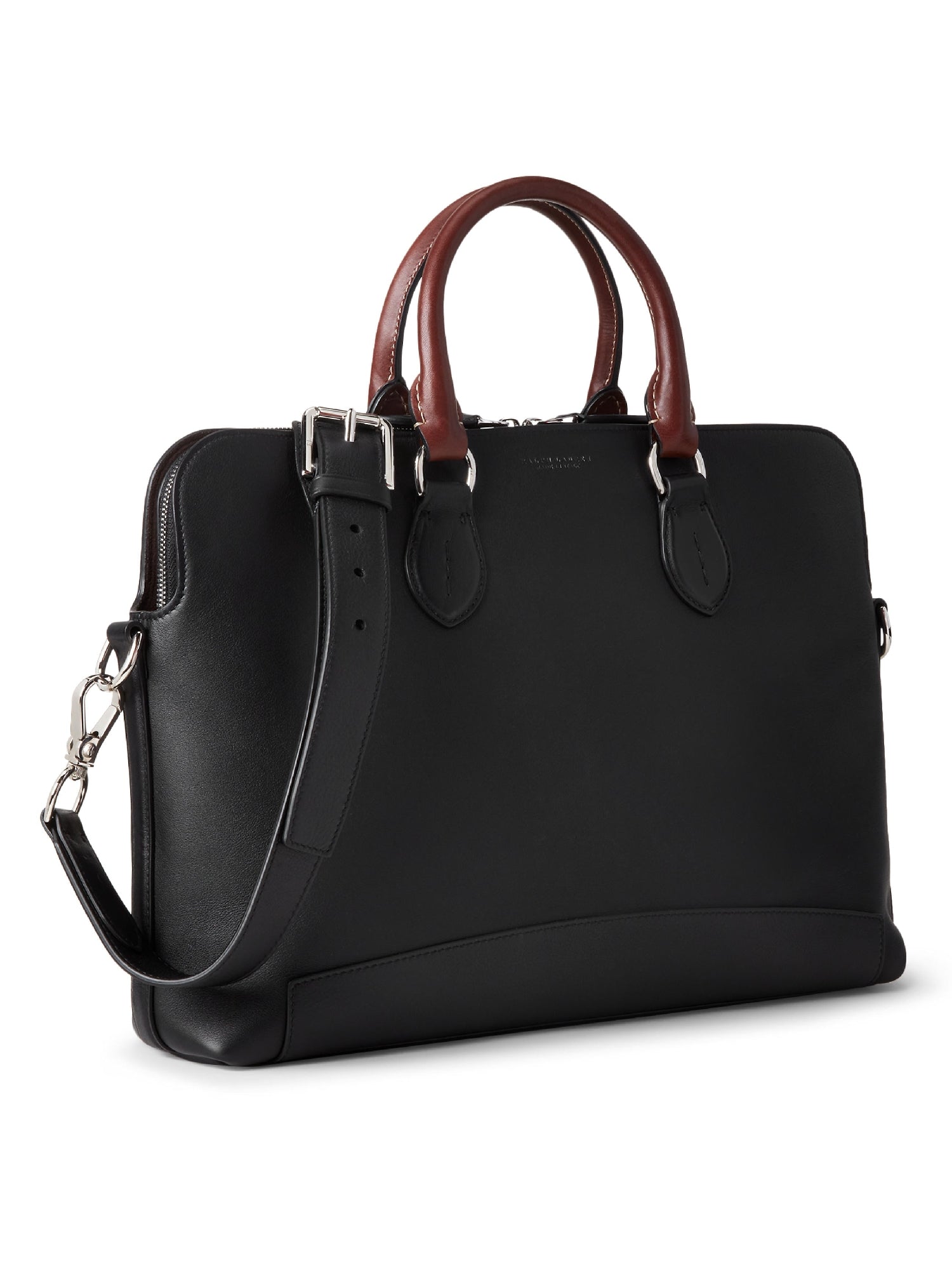 Porte-documents Voyager en cuir - Black