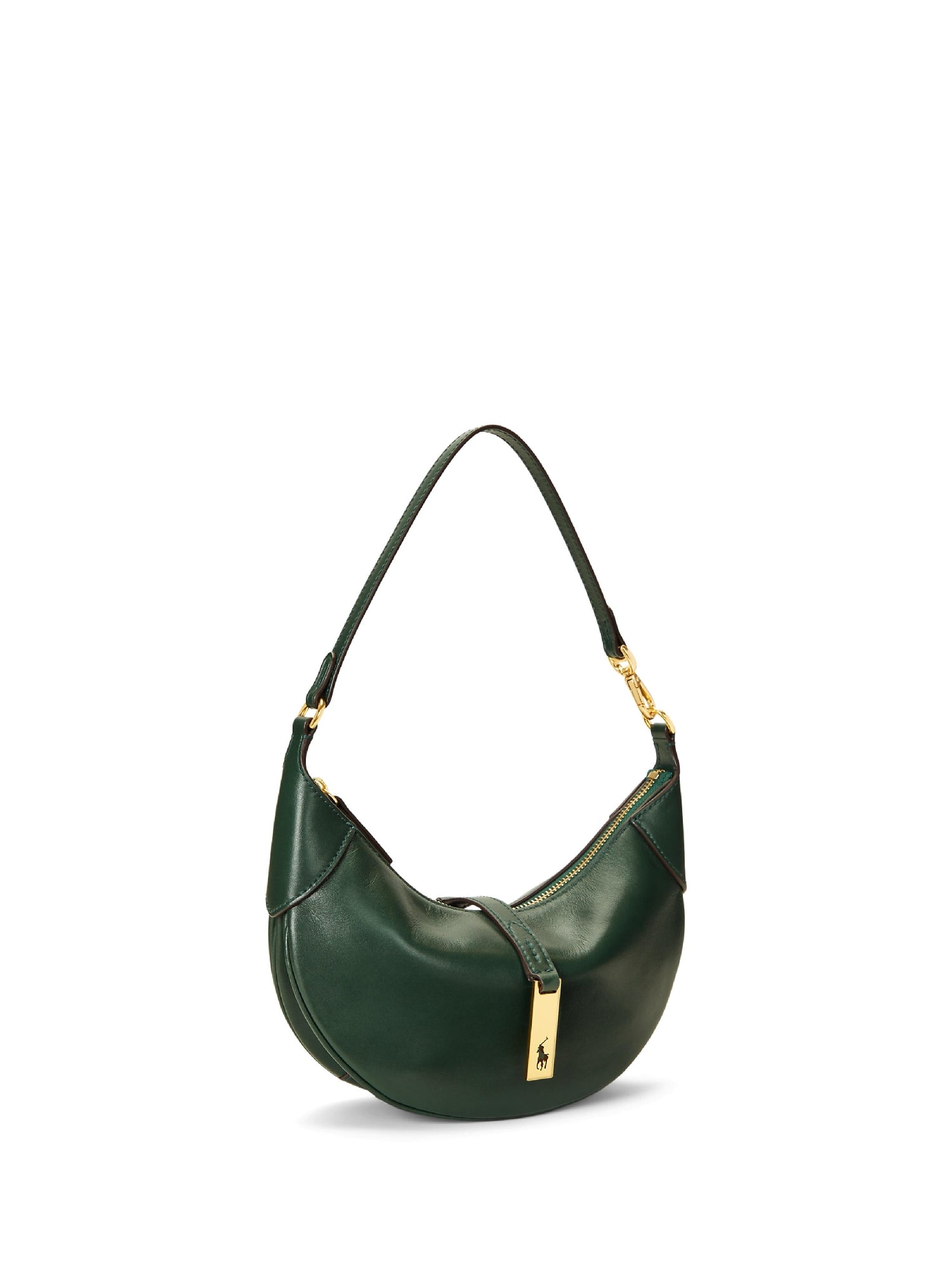 Mini-sac Polo ID en cuir - Bottle Green