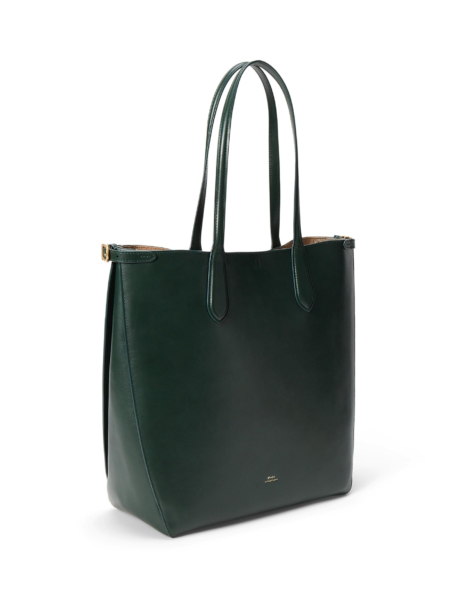 Cabas Bellport en cuir vertical - Bottle Green