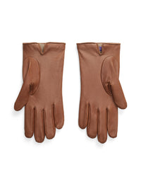 Gants en cuir doublés de cachemire - Gold