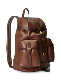 Welington leather backpack - Chestnut
