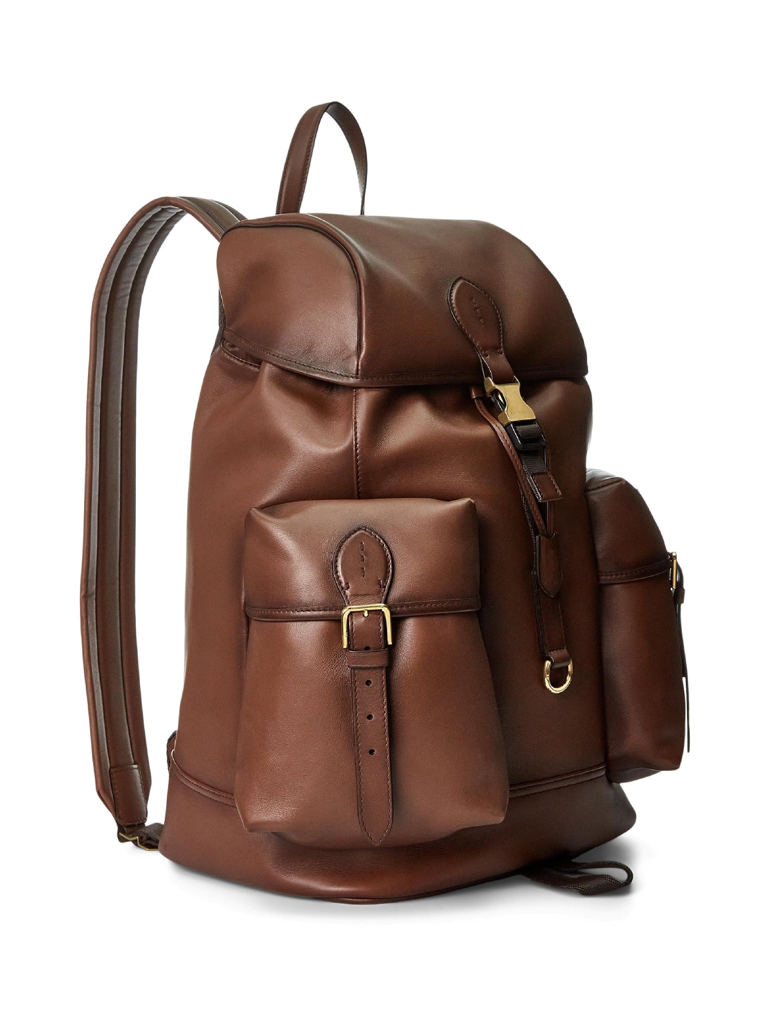 Welington leather backpack - Chestnut