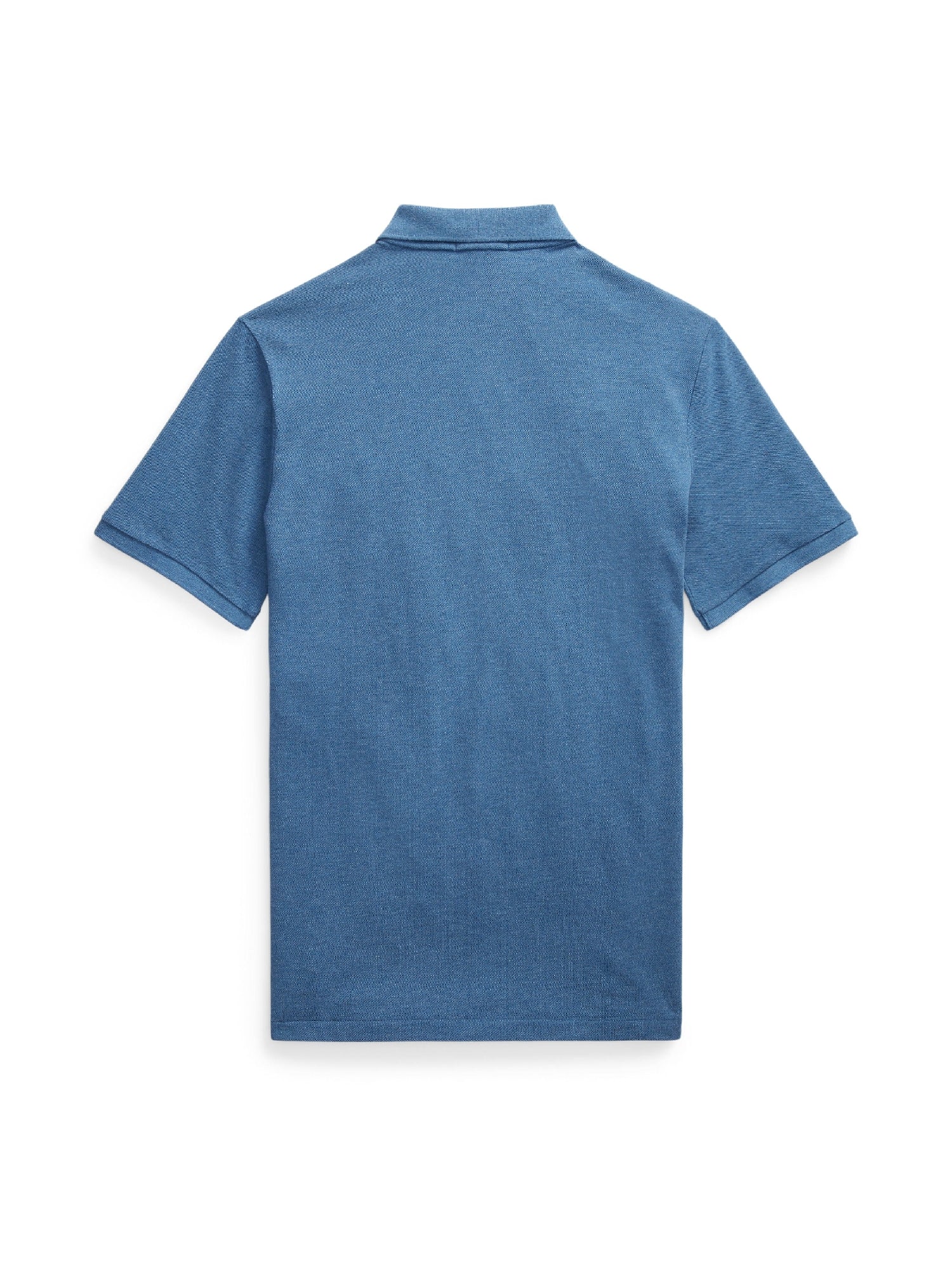 Classic cotton pique polo shirt - Fog Blue Heather