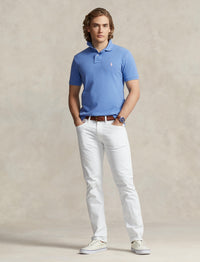 Polo coupe classique en coton piqué - New England Blue