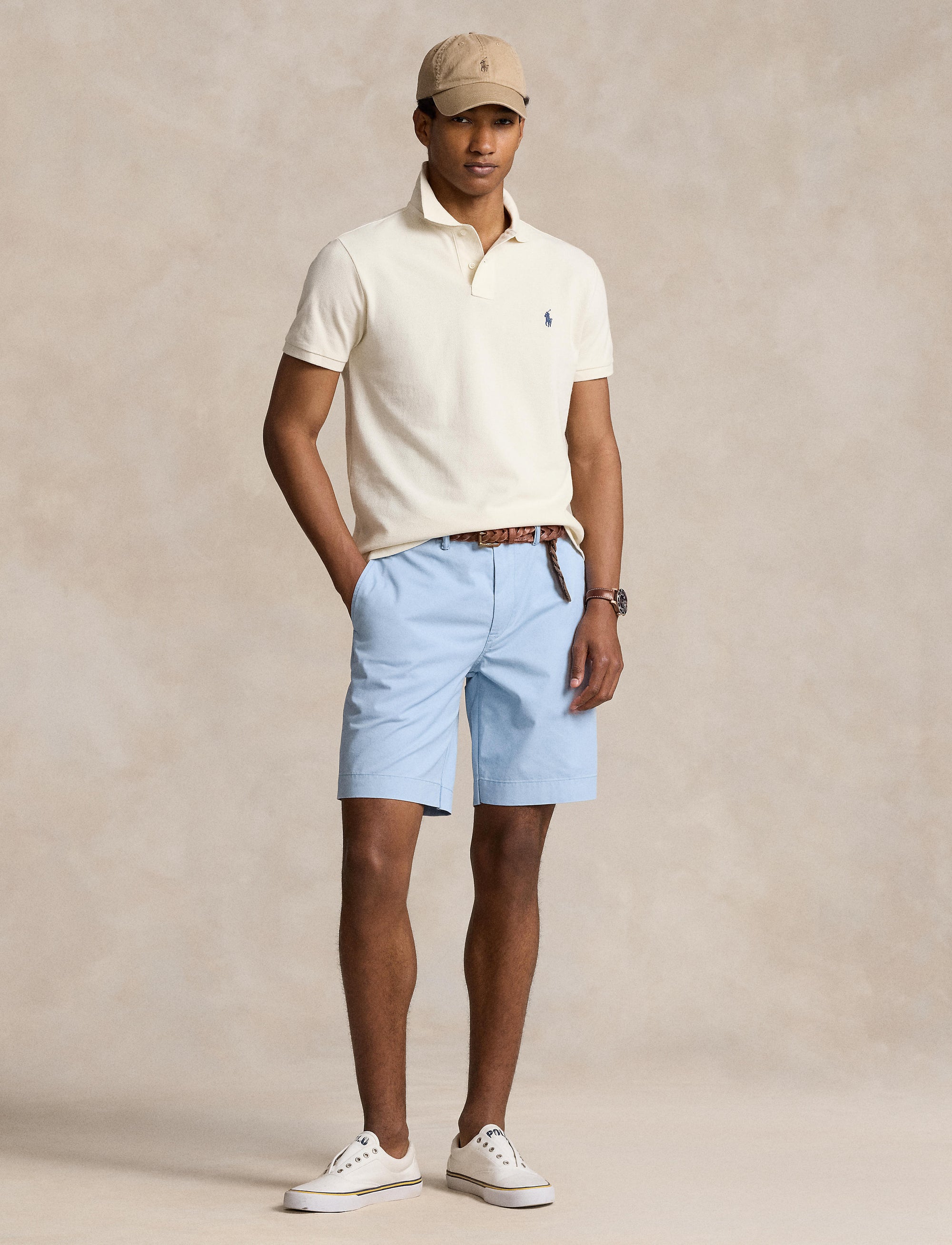 Polo coupe classique en coton piqué - Herbal Milk