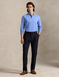 Polo en coton doux Slim Fit - Fall Blue